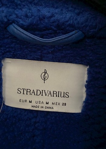 Mavi Kürklü Deri Kadın Ceket - Görsel 3