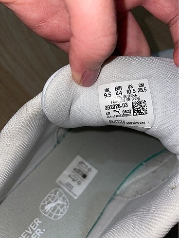 44 Beden beyaz Renk Puma 392328-03 Rebound V6