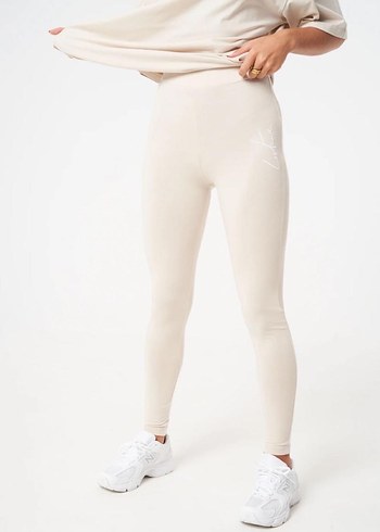 Bej Rahat Kesim  Kadın Tayt - Görsel 6