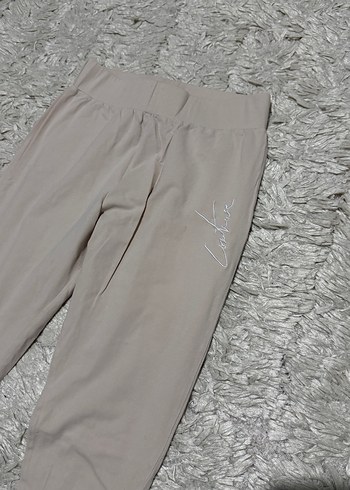 Bej Rahat Kesim  Kadın Tayt - Görsel 2