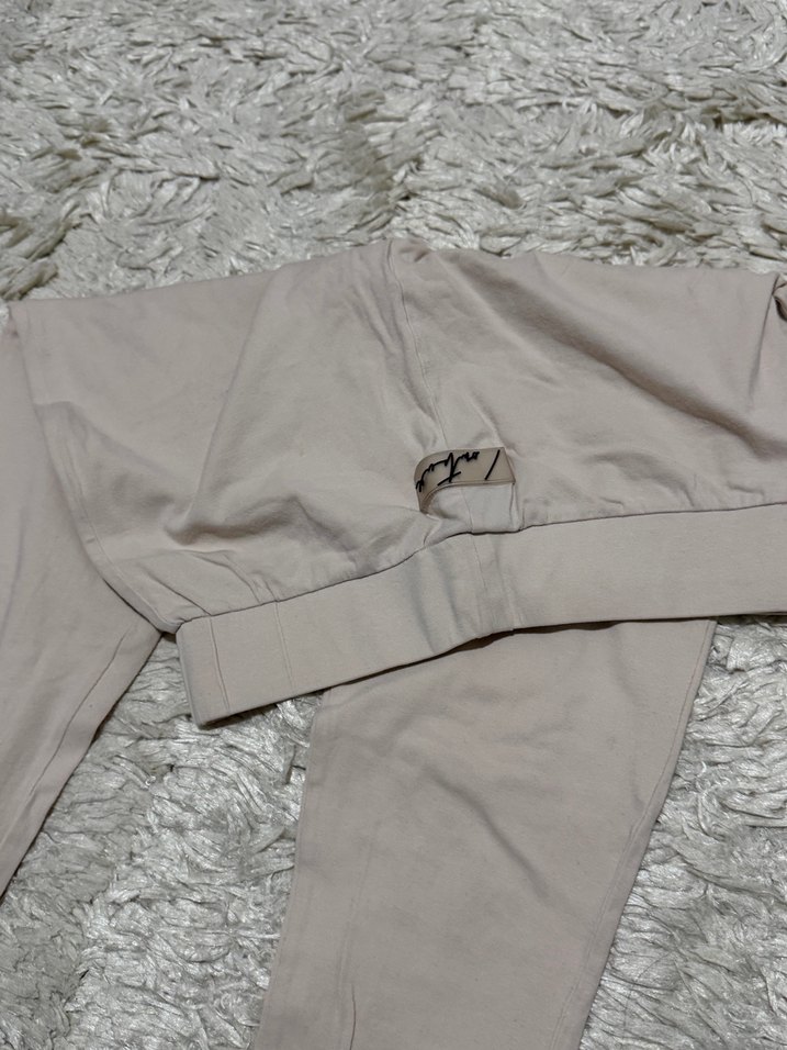 Bej Rahat Kesim  Kadın Tayt - Görsel 3