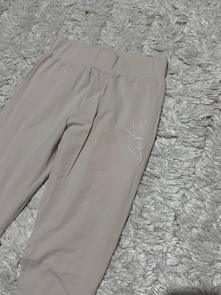 Bej Rahat Kesim  Kadın Tayt - Görsel 2