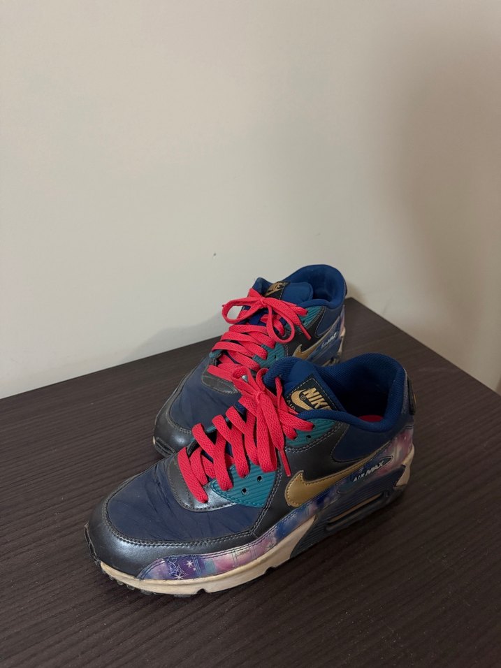 Kadın Lacivert Tie-Dye Air Max Sneakers - Görsel 4