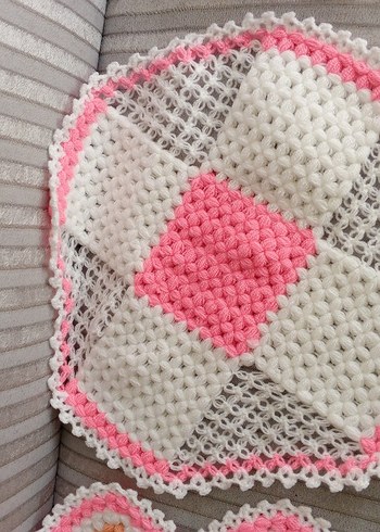 Renkli El Örgüsü sabun bezleri - Görsel 10