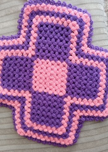 Renkli El Örgüsü sabun bezleri - Görsel 3