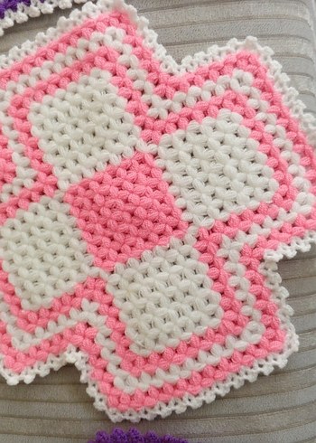 Renkli El Örgüsü sabun bezleri - Görsel 4