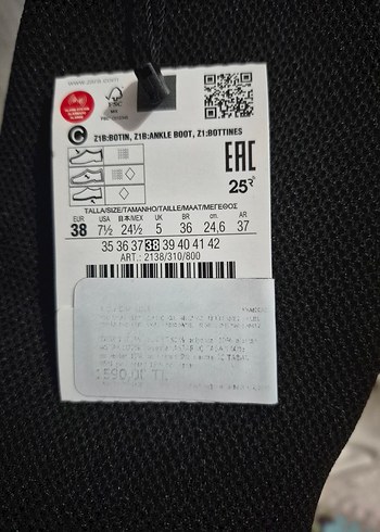 Zara Siyah topuklu bot - Görsel 4