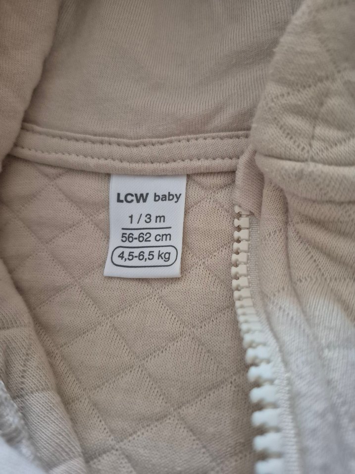 Kapüşonlu, Fermuarlı Bebek Tulumu - Görsel 2