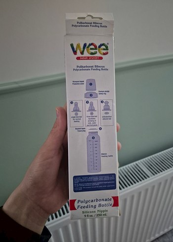 Wee marka Turuncu Kapaklı Renkli Bebek Biberonu - Görsel 6