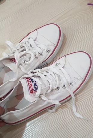 Converse beyaz kısa converse