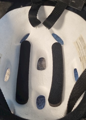 Mavi Baskılı Hattrick Bisiklet Kaskı (Temiz Durumda) - Görsel 4