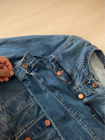 m Beden mavi Renk Denim ceket