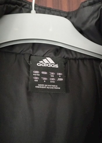 Erkek Siyah Adidas Kapüşonlu kaban - Görsel 2