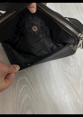 Pierre cardin Siyah Fermuarlı Kadın Çanta - Görsel 3