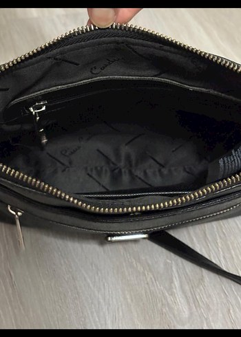 Pierre cardin Siyah Fermuarlı Kadın Çanta - Görsel 4