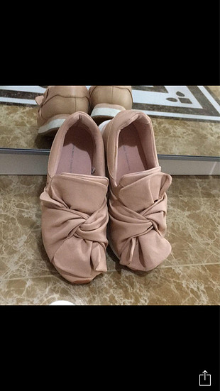Zara pudra ayakkabı