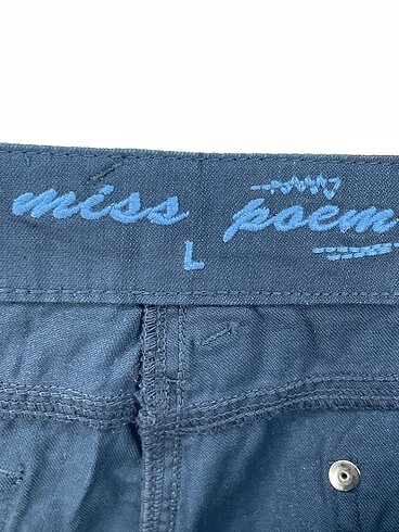 l Beden mavi Renk Miss Poem Mini Şort %70 İndirimli.