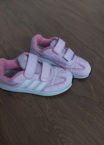 32 Beden pembe Renk Adidas Kız Çocuk Pembe Velcro Spor Ayakkabı