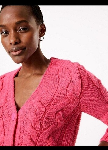 l Beden pembe Renk Marks & spencer hırka