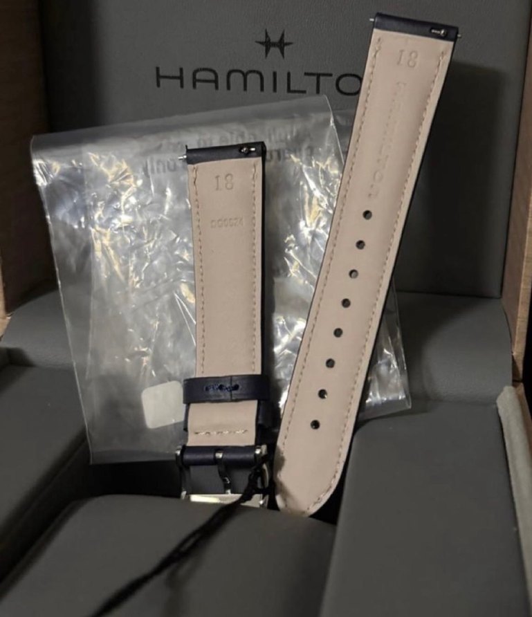 Hamilton 18 mm Gerçek Dana Derisi Kayış Kordon - Görsel 2