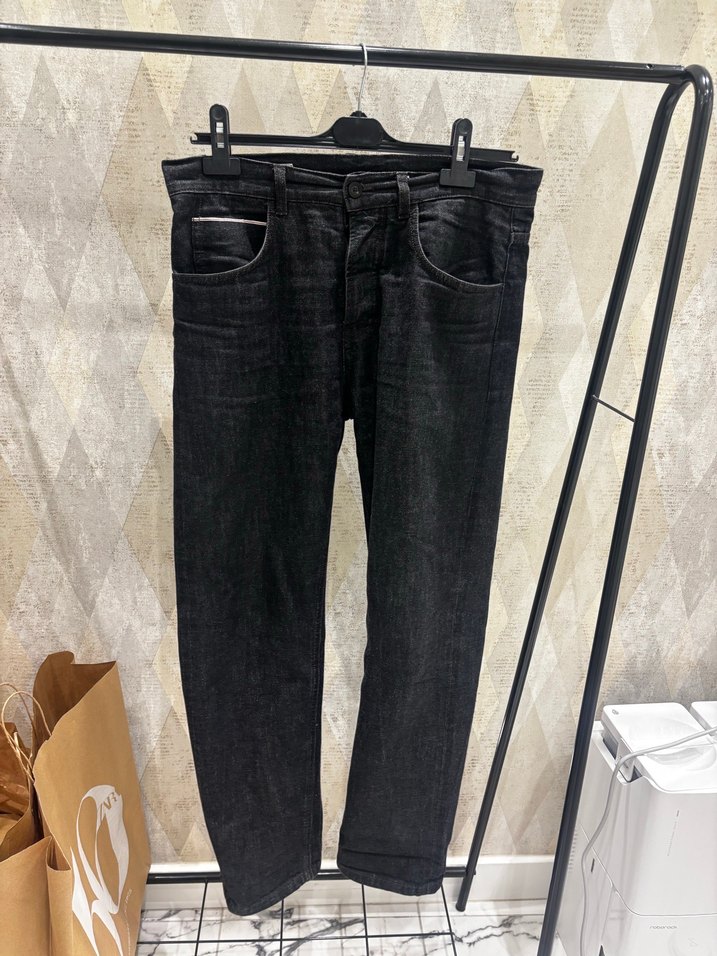 Zara Selvedge Slim Fit Jean Pantolon - Görsel 3