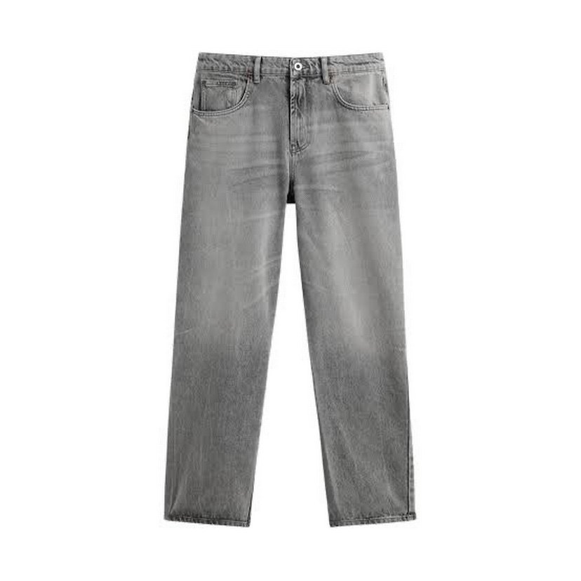 Zara Dikiş Detaylı Baggy Jean Pantolon - Görsel 3