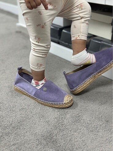39 Beden mor Renk Elle lila espadril ayakkabı