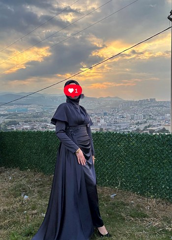 Abiye ŞAL DAHİL TESETTÜR ABİYE