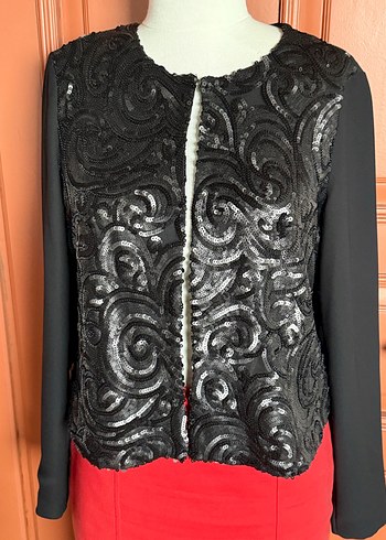 Siyahpul işlemeli Kadın Ceket - Görsel 5