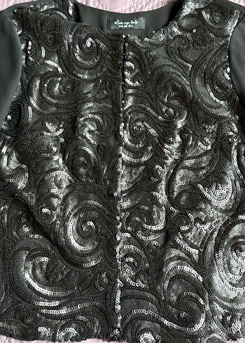 Siyahpul işlemeli Kadın Ceket - Görsel 8