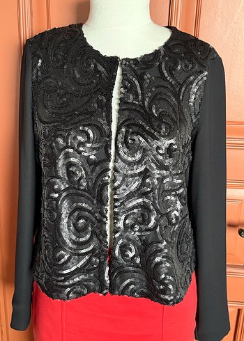 Siyahpul işlemeli Kadın Ceket - Görsel 4