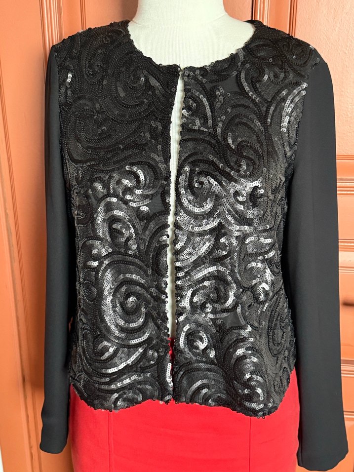 Siyahpul işlemeli Kadın Ceket - Görsel 5