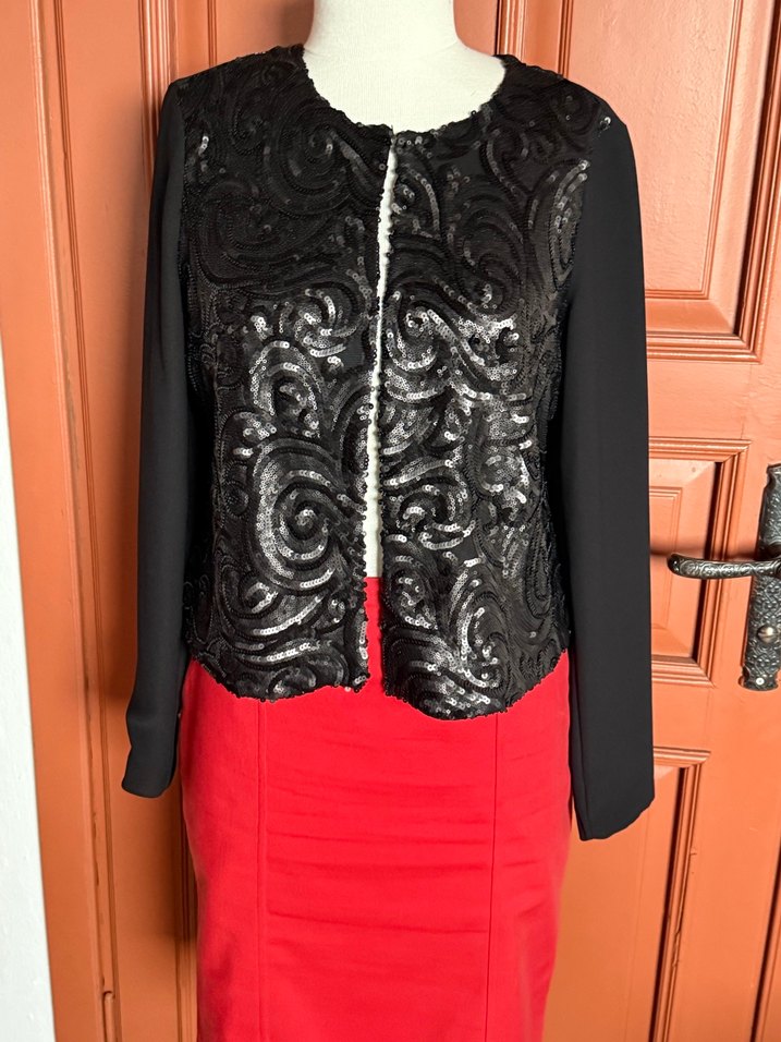 Siyahpul işlemeli Kadın Ceket - Görsel 2