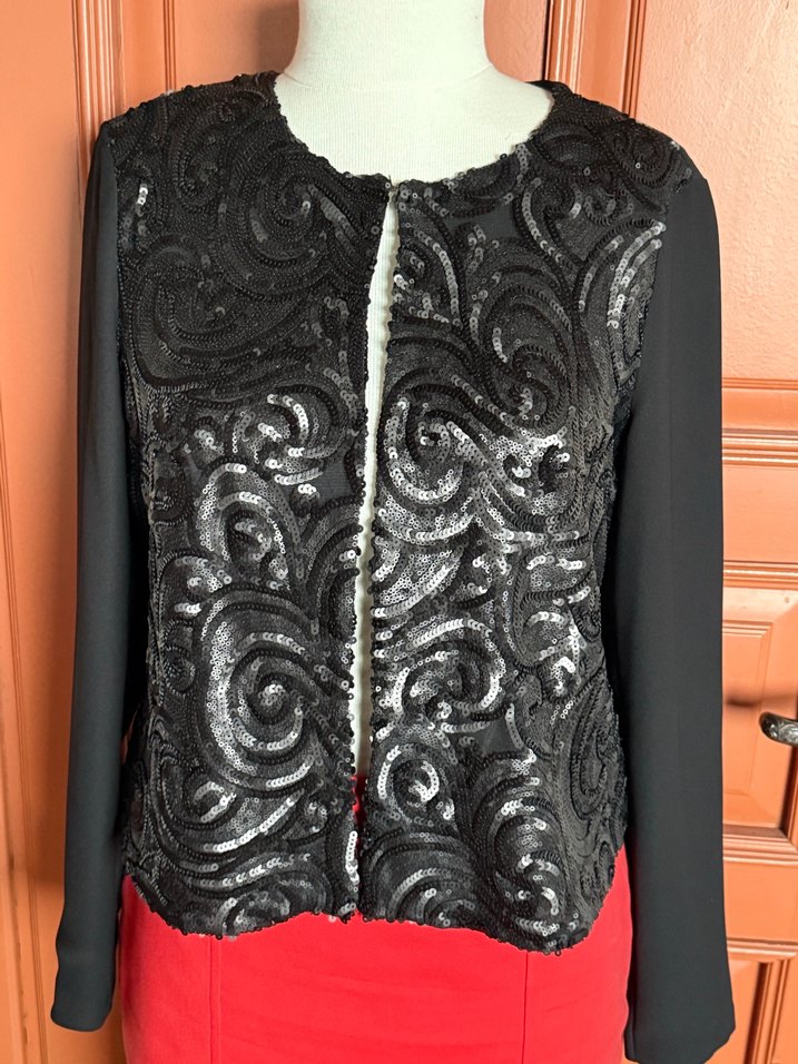 Siyahpul işlemeli Kadın Ceket - Görsel 4