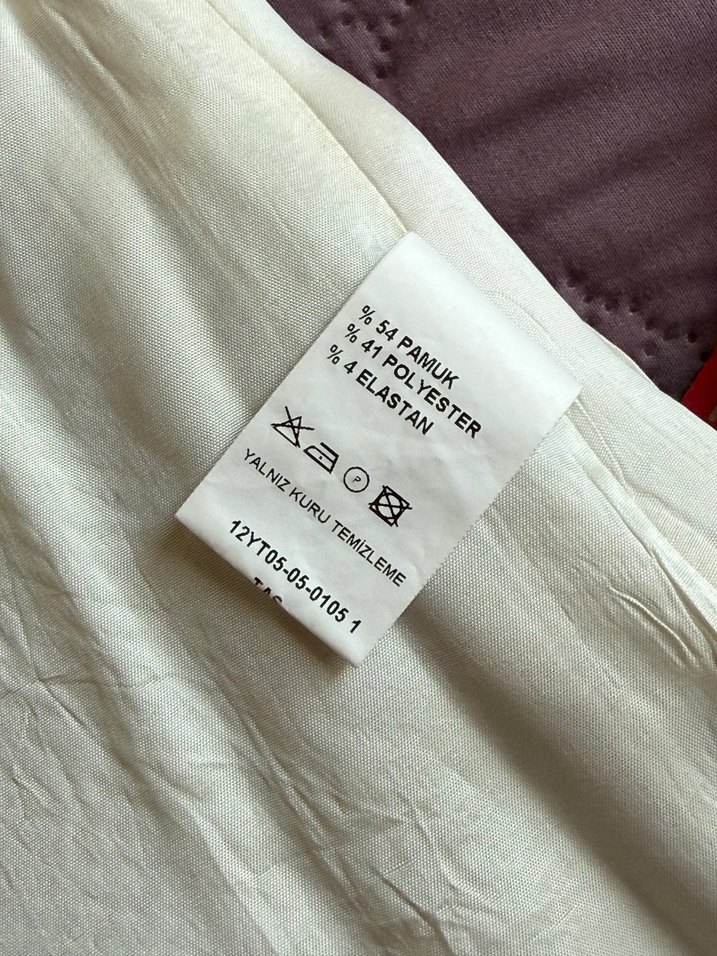 Atalar 42-44beden V Yakalı Bej Midi Kadın Elbise - Görsel 5