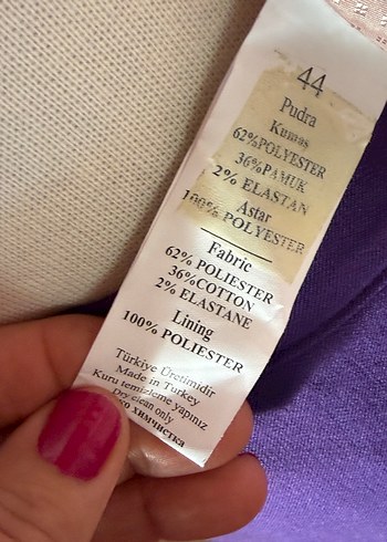 Lowe my Body 44beden toz pembe şık ceket - Görsel 7