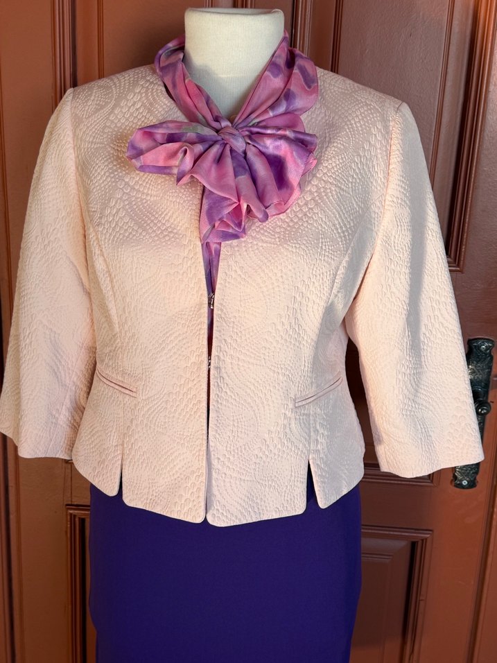 Lowe my Body 44beden toz pembe şık ceket - Görsel 2