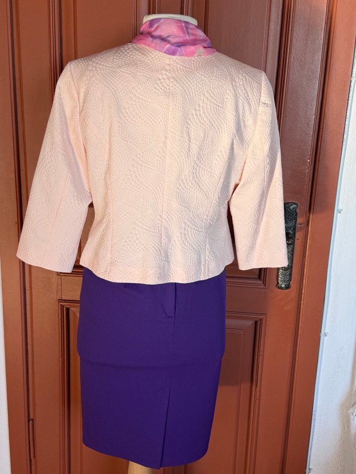 Lowe my Body 44beden toz pembe şık ceket - Görsel 4