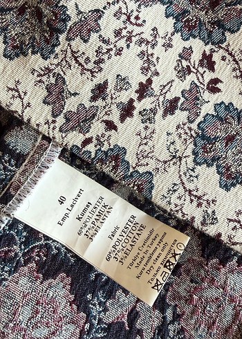 Lowe my body 40beden çiçek desenli elbise - Görsel 7