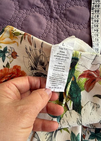 Etek Adil Işık 40beden Renkli Desenli Midi Kalem Etek - Görsel 10