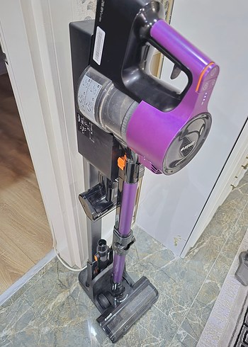 Mor Kablosuz Dikey Elektrikli Süpürge - Görsel 3