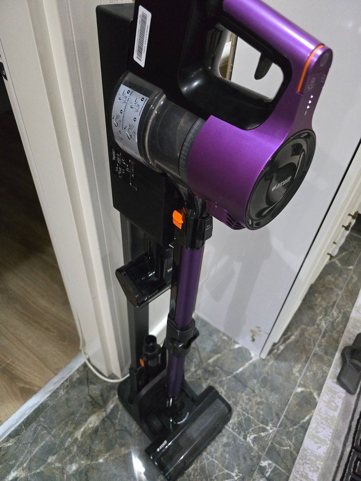 Mor Kablosuz Dikey Elektrikli Süpürge - Görsel 2