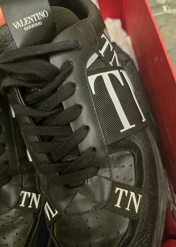 Valentino Siyah Baskılı Erkek Spor Ayakkabı - Görsel 3