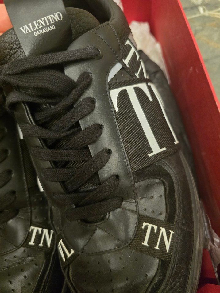 Valentino Siyah Baskılı Erkek Spor Ayakkabı - Görsel 3