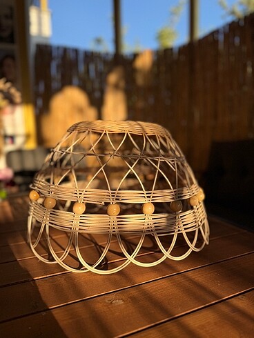Rattan avize
