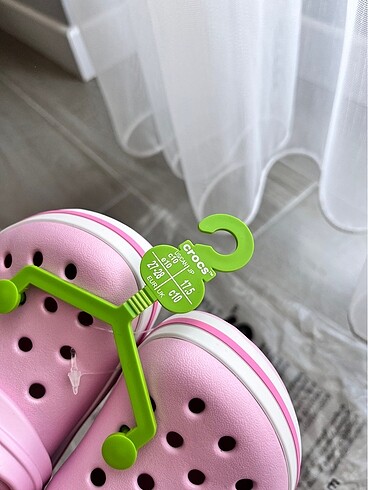 27 Beden pembe Renk Crocs çocuk terlik
