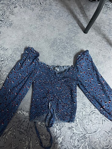 Önü büzmeli bluz