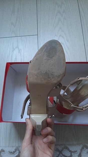 36 Beden Pierre Cardin Yüksek Topuklu Ayakkabı Stiletto 