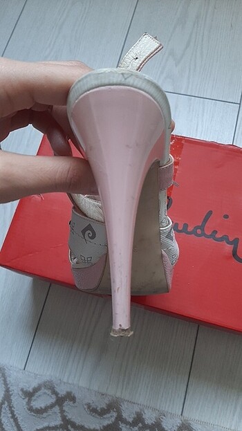 36 Beden pembe Renk Pierre Cardin Yüksek Topuklu Ayakkabı Stiletto