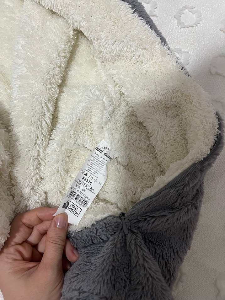 Gri Kürklü Bebek astronot tulum - Görsel 3